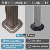 Domi Grill Gazebo 8' X 6', Outdoor Aluminum Hardtop BBQ Gazebo Canopy Double Roof with Shelves Serving Tables and Hooks for Patio Lawn Backyard Deck domi outdoor living