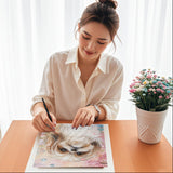 5D DIY Shih Tzu Dog Diamond Painting Kit for Adults - Cherry Blossoms Diamond Art Kit Full Drill Round Diamonds Home Decor Bedroom Wall Art Gift for Adults Beginners Enthusiasts 8x12 INCH KLLT