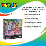Daydreams '80s and '90s Pop Culture 1000-Piece Jigsaw Puzzle by Rachid Lotf | Educational Brain Teaser, Nostalgic Retro Toys & Games for Kids, Building Kit Activities | 28 x 20 Inches Toynk