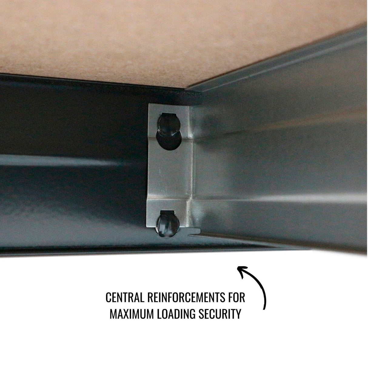 AR Shelving 2400-Lb. Capacity, 71in.H x 36in.W x 18in.D Rivet Shelving Unit, Or Combine to Make 2 Benches, Ea. 35 1/2in.H x 72in.L x 18in.D, Matte Dark Gray, Model# Garage 36/18 600 Lb. AR Shelving