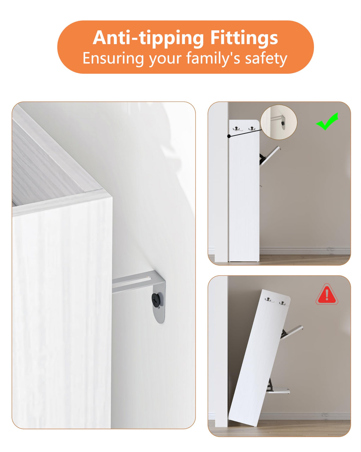 Piskyet Shoe Storage Cabinet with 2 Flip Drawers and Boot Cabinet, Morden Fluted Narrow Shoes Rack Organizer for Entryway with Anti-tilt Device,Hidden Handles Piskyet