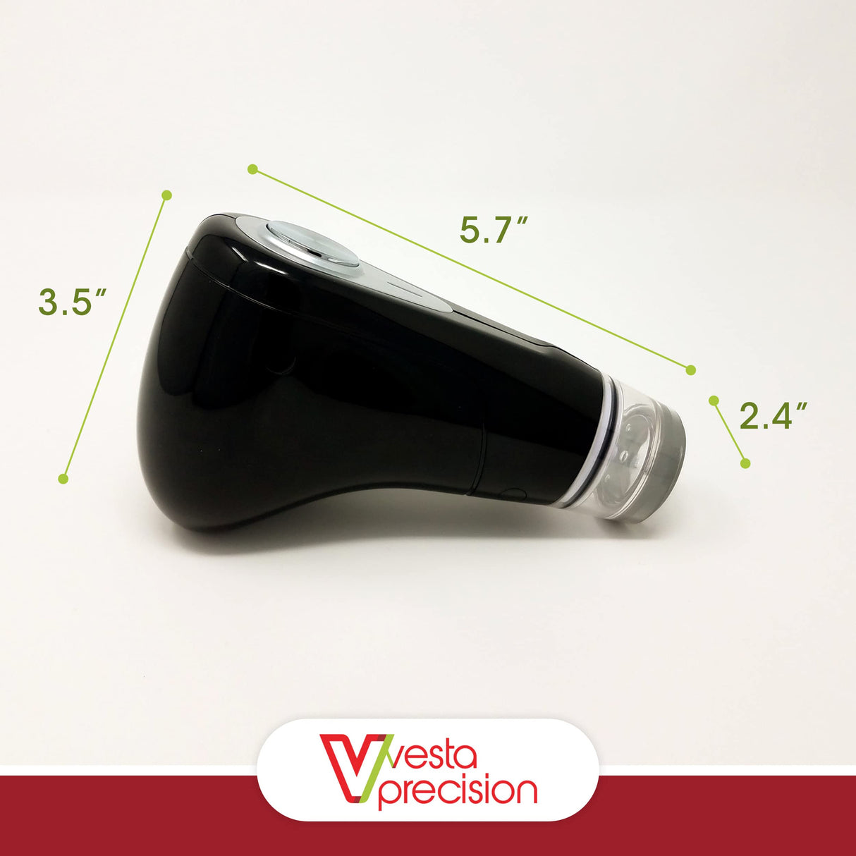 Vacuum Sealer by Vesta Precision - Handheld Vac 'n Seal | Extends Food Freshness | Fast and Powerful Vacuum | Compact Design | Long Battery Life | Works with valved Vacuum Bags, Bottles, and Canisters V Vesta Precision