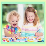 Vivixin 300Pcs Mini Acrylic Paint Set, 20 Set 12 Colors Acrylic Paint Bulk With 40pcs Brushes and 20pcs Palettes, Acrylic Paint Strips for Kids&Adults, Perfect for Birthday Party Home Classroom Favors Vivixin