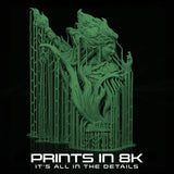 HATCHBOX 8K 3D Printer Resin Pro, High Precision Low Odor UV Curing 405nm Photopolymer 3D Printing Resin Liquid for LCD DLP Printing, 1000g Green HATCHBOX