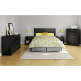 South Shore Fusion 5-Drawer Chest, Pure Black South Shore