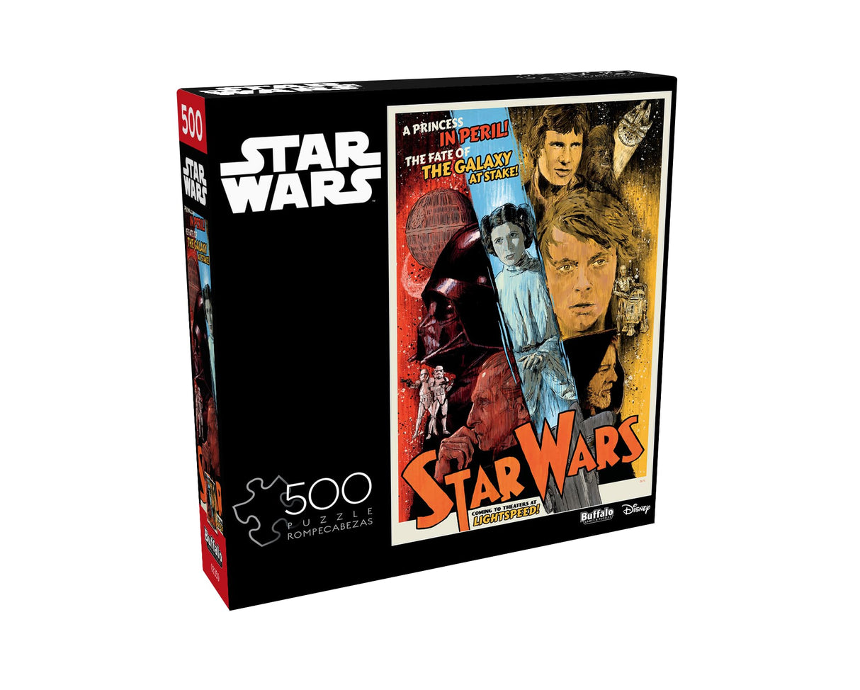 Buffalo Games - Star Wars - The Fate of The Galaxy at Stake! - 500 Piece Jigsaw Puzzle for Adults -Challenging Puzzle Perfect for Game Nights - Finished Size is 21.25 x 15.00 Buffalo Games
