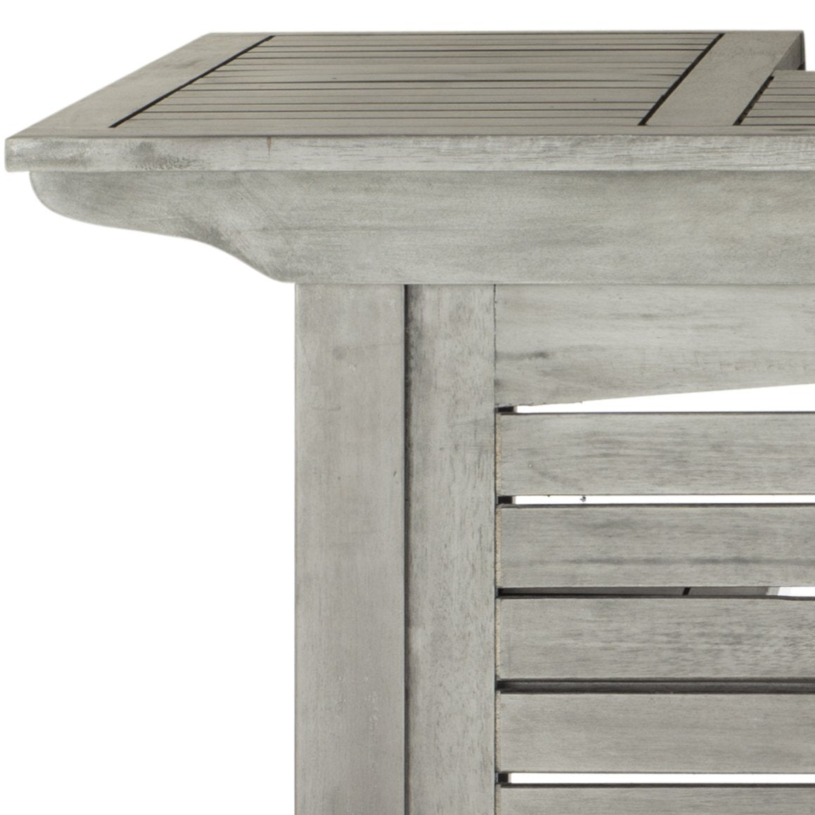 Safavieh Outdoor Living Collection Monterey Washed Bar Table, Grey Safavieh