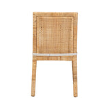 bali & pari Sofia Natural Rattan Dining Chair, One Size bali & pari