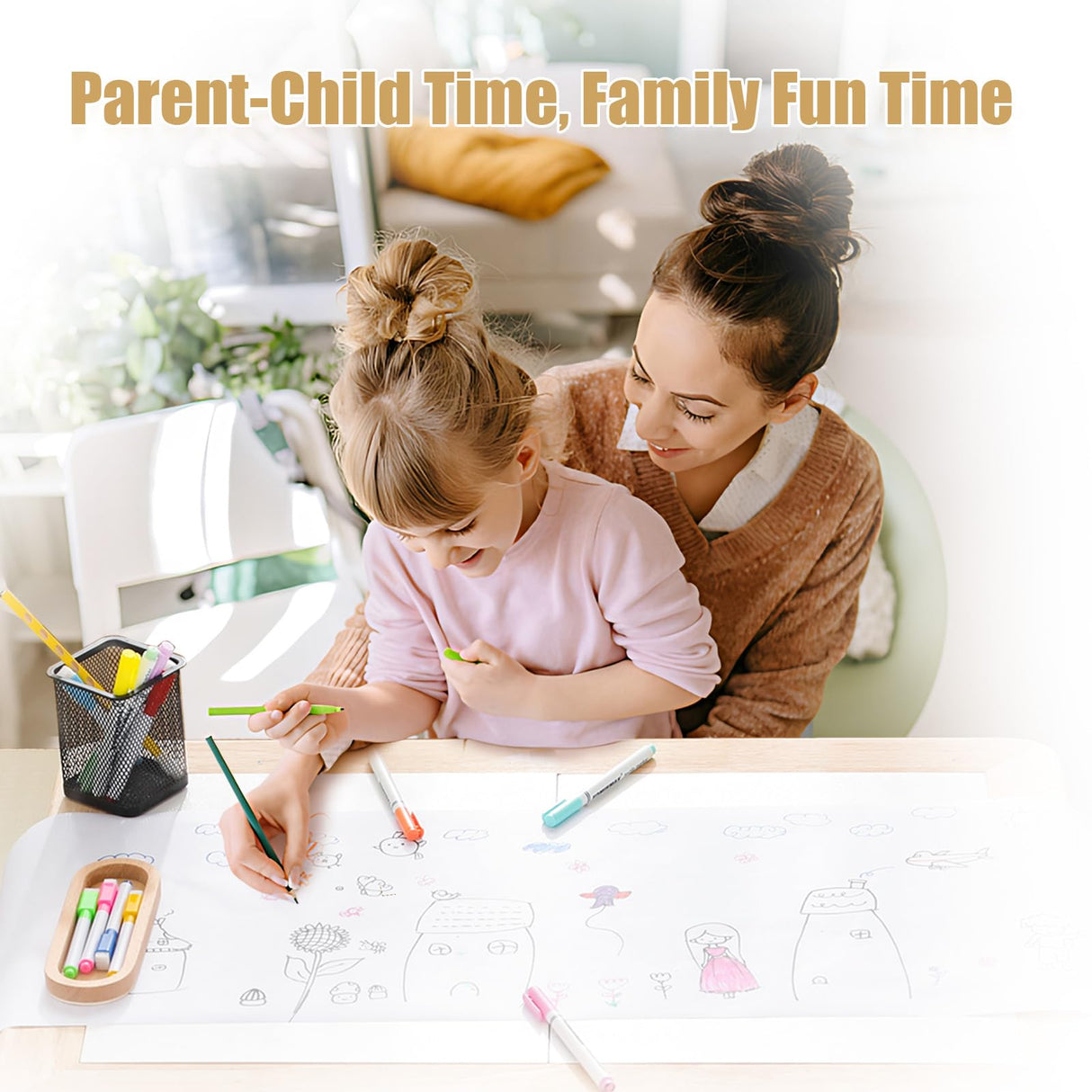 IEATFO Rubber Wood Montessori Sensory Table - 3 Foldable Storage Bins, Reinforced Frame, Height Adjustable Children's Table - Multifunctional Kids Activity Table Promotes Sensory Experiences & Growth IEATFO