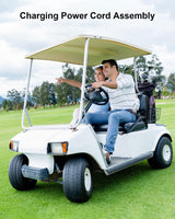 10FT EV Car Charging Cable Compatible with Golf Carts EV Power Cable Y-30 220V US Plug HZSIFU