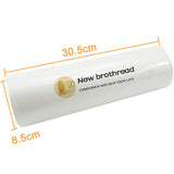 New brothread Fusible Iron on No Show Mesh Machine Embroidery Stabilizer Backing 12" x 25 Yd roll - Light Weight 1.8 oz - 3 Options - Tear Away/Cut Away/No Show Mesh New brothread