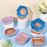 FREEBLOSS 15 Set Basket Weaving Kit Basket Making Kit for Beginners Creative Woven Bowl Raffia Basket Arts and Crafts Projects with Instruction Easter Basket Activities for Easter Eggs FREEBLOSS