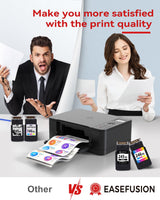 EaseFusion 245XL 246XL Combo Pack Replacement for Canon Ink 245 246 PG-245 XL PG-245XL Black Color Ink Cartridges for Canon Pixma MX490 MX492 MG2522 TR4520 TS3322 TS202 MG2500 TS3122 TR4500 Printer EaseFusion