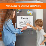 Set of 2 - Blank Car Door Magnet Sticker, Rounded Corners Magnetic Vehicle Sign, Perfect Magnet for Car to DIY Advertise Business and Cover Company Logo, Personalized Magnet Decal, White (18x12 inch) ANOER