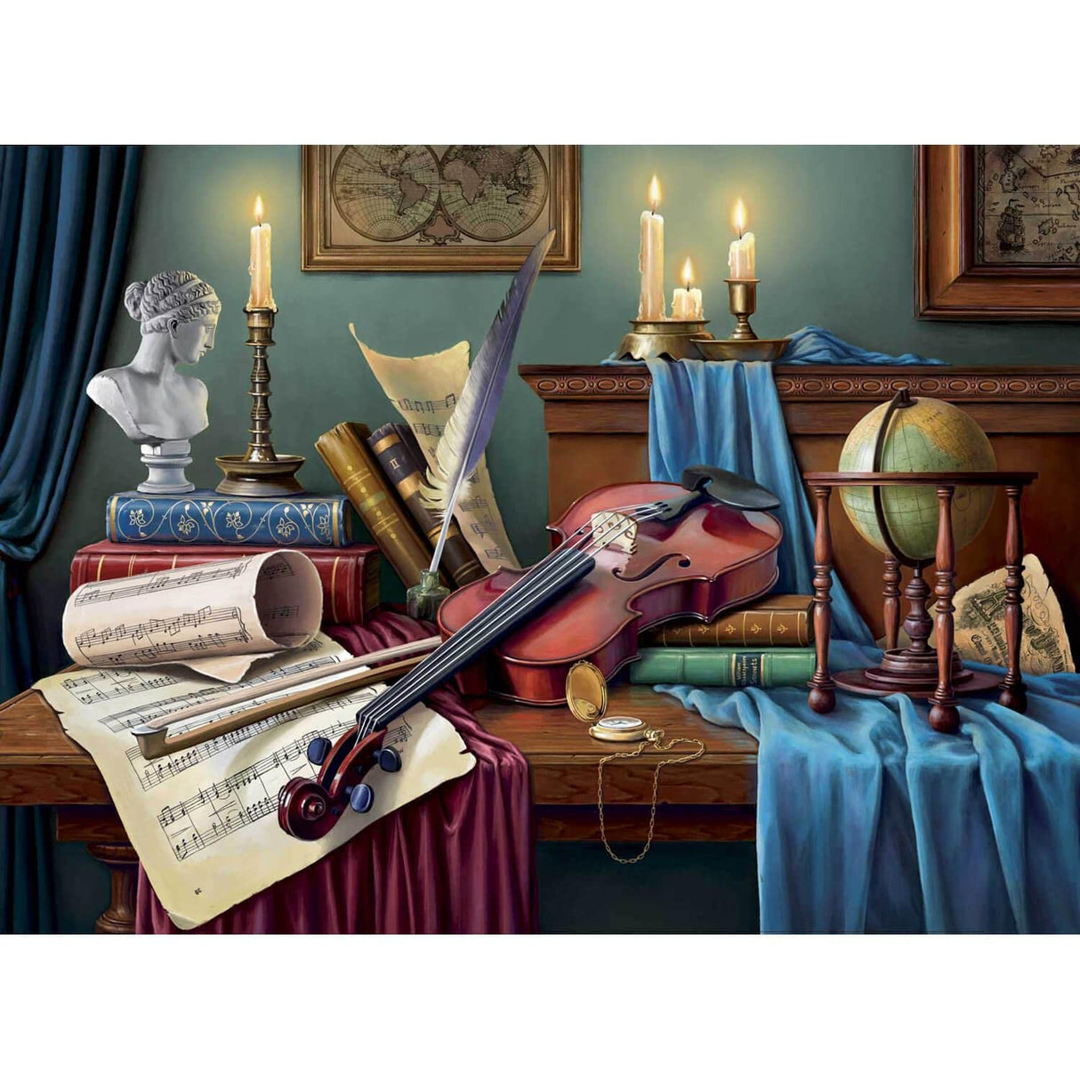 Anatolian Puzzle - Violin Music Desk, 1000 Piece Jigsaw Puzzle, #1138 Anatolian