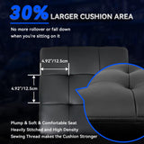 FreekyFit Rolling Creeper Garage/Shop Seat for Men, Padded Mechanics Stool with Tool Tray Storage for Garage, Rolling Workshop Stool with Wheels, Auto Creeper Seat, 330 LBS Capacity, Heavy Duty, Black FreekyFit