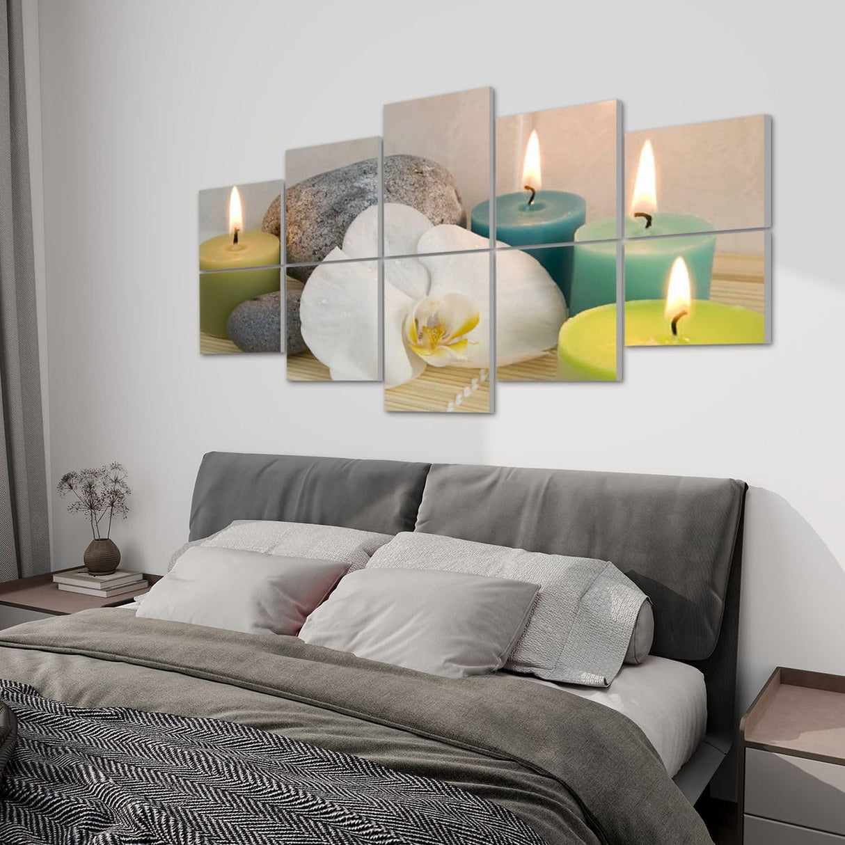 PZWKJOILPQ 10 Pack Art Acoustic Panels My bathroom Self-Adhesive Soundproof Panels Sound Panels Noise Canceling Wall Panels for Home Studio 80""x40"" PZWKJOILPQ