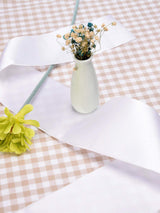 Blank Satin Sash Party Accessory for Wedding, Party Decorations and DIY, White (2) EBOOT