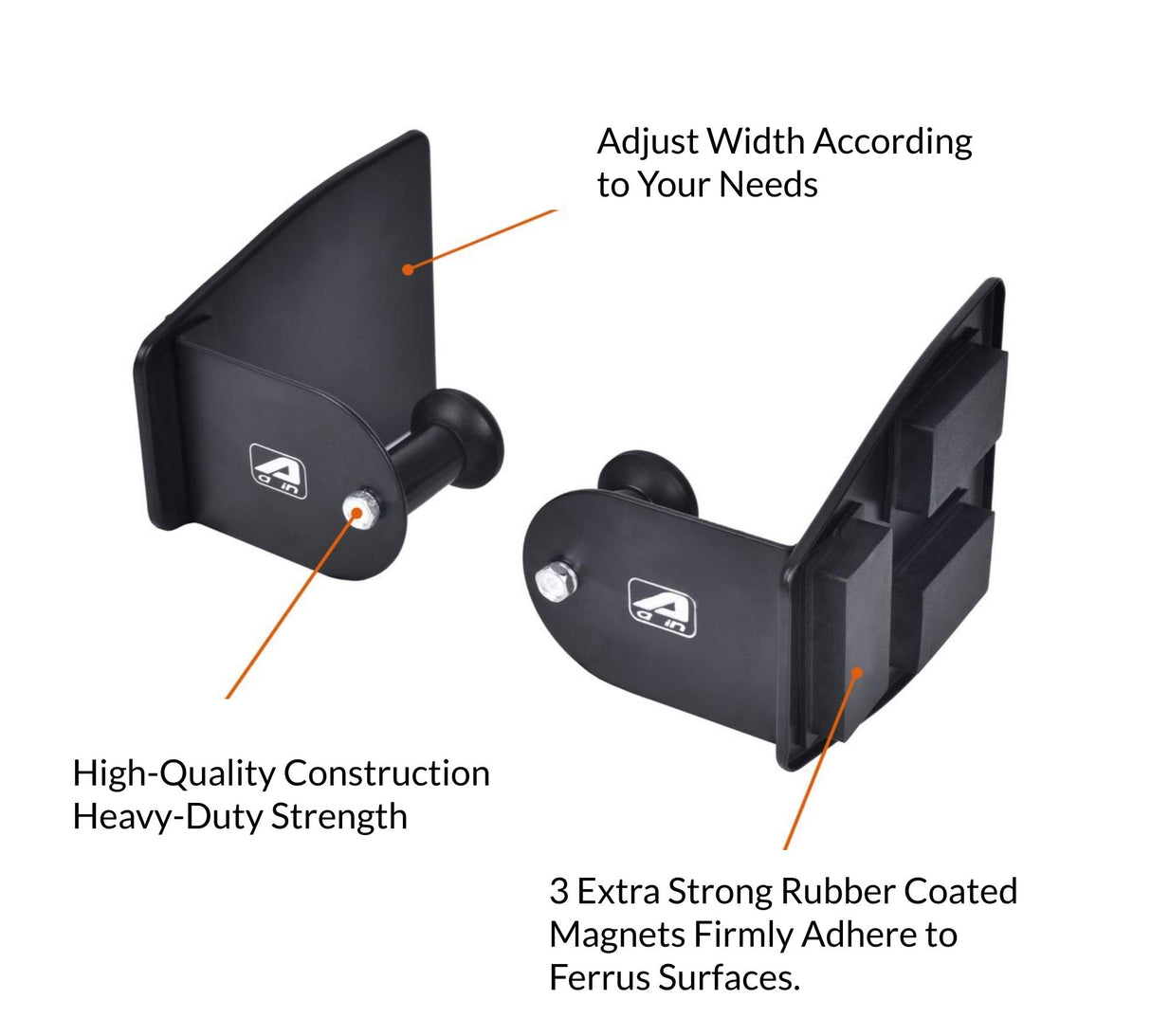 Aain Magnetic Toolbox Tray Set, Tool Box holder Accessories for Tool Organizer,Garage Storage, 2 Trays, Can Caddy, Paper Towel & Screwdriver Holder (A049) Aain