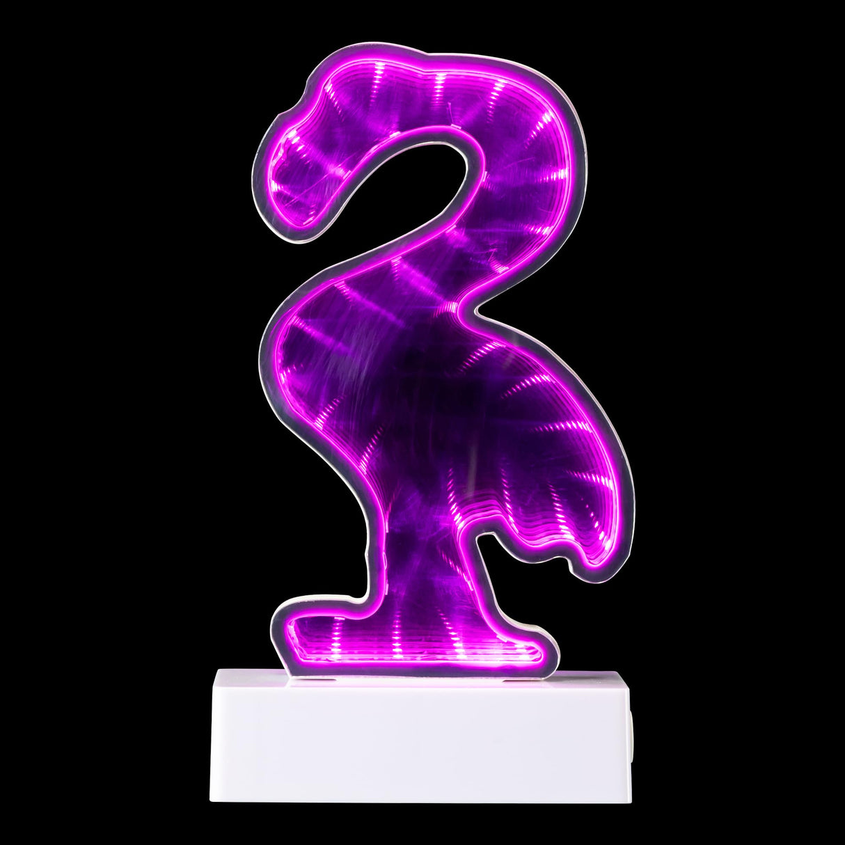 Northlight LED Lighted 3D Flamingo Infinity Mirror - 8" Northlight