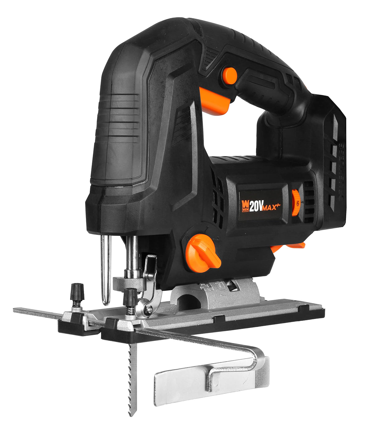 WEN Cordless Jigsaw, Brushless with Auto-Speed (Tool Only, 20V Max Battery Not Included) (20670BT) WEN