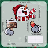 Christmas Fence Decorations, Outside Christmas Fence Decorations Over The Fence Christmas Decorations Snowman Christmas Fence Peeker Decoration for Holiday Garden Fence Decoration PEUTIER