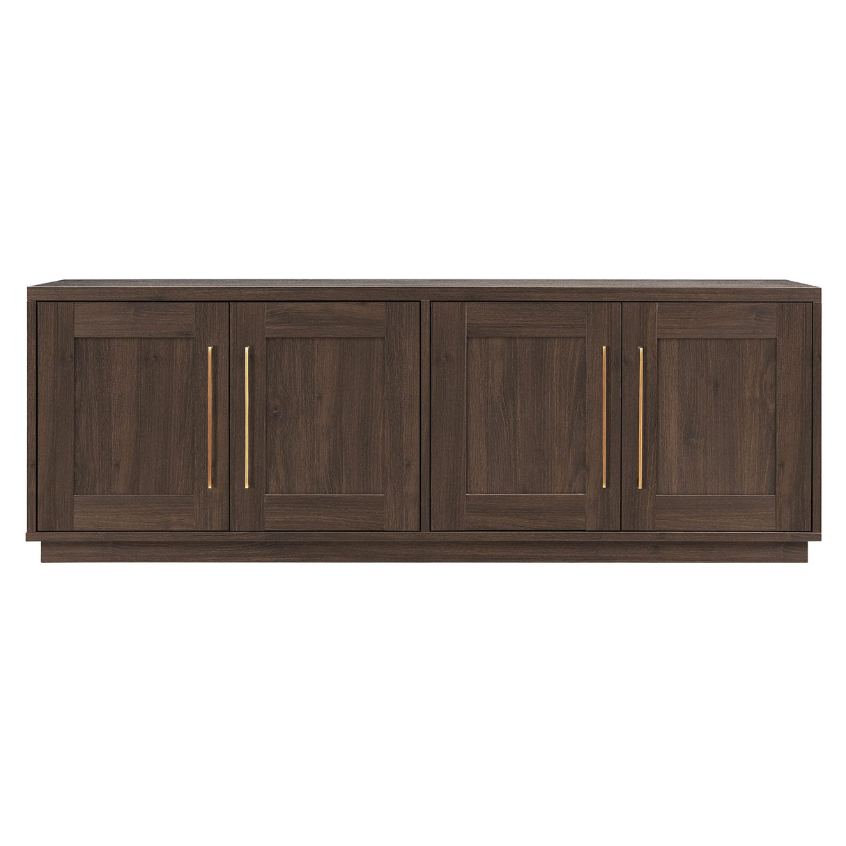 Henn&Hart Tillman Rectangular TV Stand for TV's up to 80" in Alder Brown Henn&Hart
