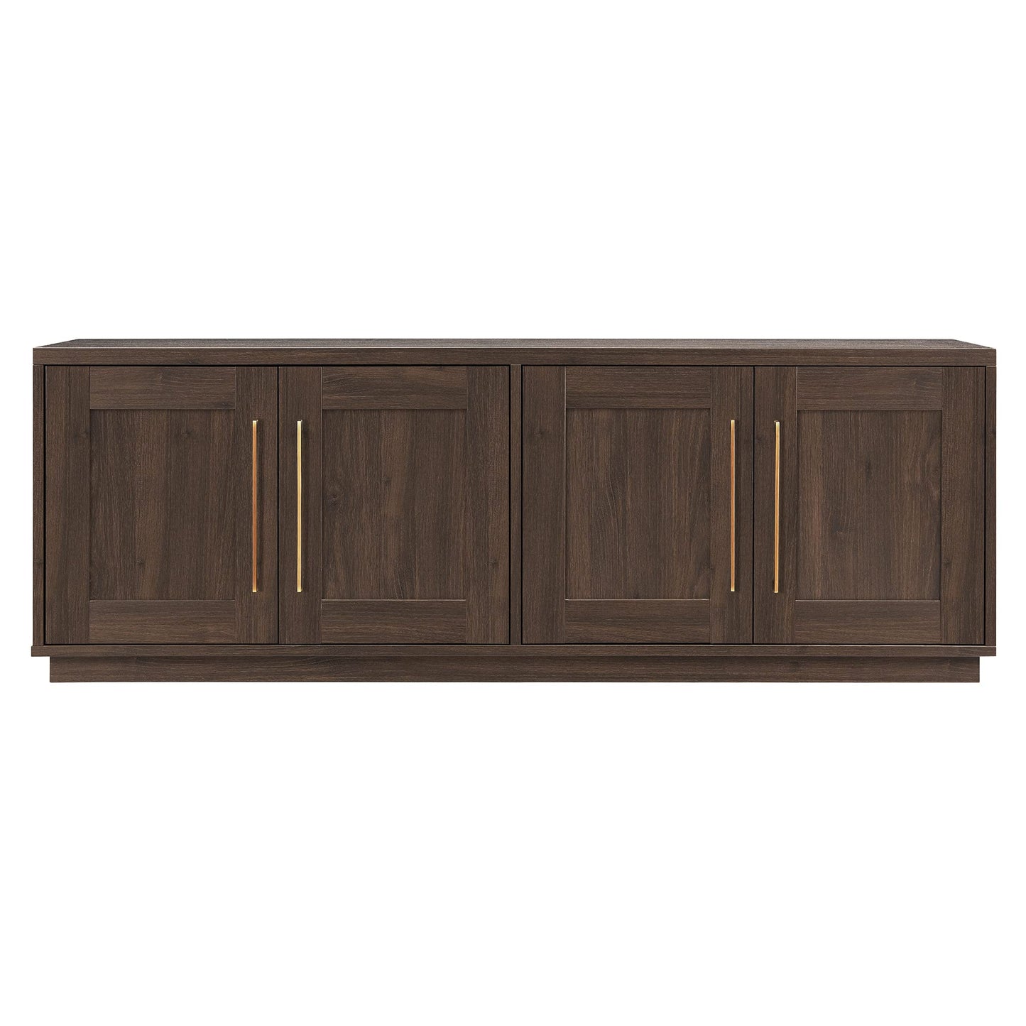 Henn&Hart Tillman Rectangular TV Stand for TV's up to 80" in Alder Brown