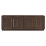 Henn&Hart Tillman Rectangular TV Stand for TV's up to 80" in Alder Brown Henn&Hart