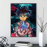 DIY 5D Diamond Painting Anime by Number Kits Full Drills for Adults, Cross Stitch Crystal Rhinestone Embroidery Pictures Arts Craft for Home Wall Decor Gift.(M-H-A-105-30X40) vodwml