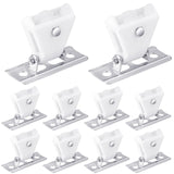 10 Pcs Roman Shade Cord Pulleys White Plastic Cord Lock Mechanism Versatile Use Roman Shade Hardware Window Blind Parts for Pleated Australian Bamboo Curtain Home Indoor Use Yoande