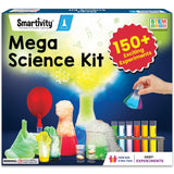 Smartivity Mega Science Kit 108 Mind-Blowing Chemistry Science Experiment Kit for Boys & Girls Age 6,8,10,12,14 Years Old Kids Safe & Non Toxic Chemistry Kit Stem Educational Toys Smartivity