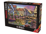 Anatolian Puzzle - Colmar Canal - 2000 Piece Jigsaw Puzzle #3953 Anatolian