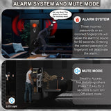 Gun Safes, Drawer Gun Safe, Gun Cabinets for Rifles and Shotguns, Rifle Safes for Home, Quick Access Rifle Safe with Dual Alarm & Mute Mode, Shotgun Safe with 2 Movable Gun Racks, Pistol Pockets, LED Marcree