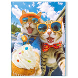 500 Pieces Jigsaw Puzzles for Adults and Teens and Kids Family Happy Gift Idea Cats Selfie (Cats' Selfie) fishwisdom