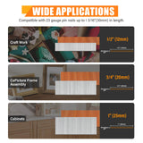 P625 23 Gauge Pneumatic Micro Pin Nailer 3/8-Inch to 1-Inch Length Air Power Headless Pinner Kit with 10,000 Pins Pin Nail Gun Pins Gun Brad Nailer Gun Finish Nailer Gun KAMSIN