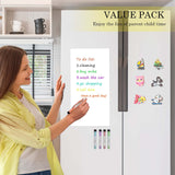 OUCPC Blank Car Magnets with 40 mils, 2 Pack 24” x 12” Car Magnets and Decals, Rounded Corners Car Door Magnets, Magnet for Car to Advertise Business, Prevent Car Scratches & Dents OUCPC