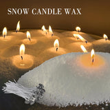 ECLHTLNY 10LB DIY Snow Pearled Candle- Powder Candle Making for Soy Wax Candle Crafts- Natural Candle Making Supplies- HIGH Class Material- LongLasting Burn Time ECLHTLNY