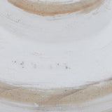 Deco 79 Wood Decorative Candle Holder Candle Stand, Set of 3 Candlestick Holder 8", 6", 4"H, White Deco 79