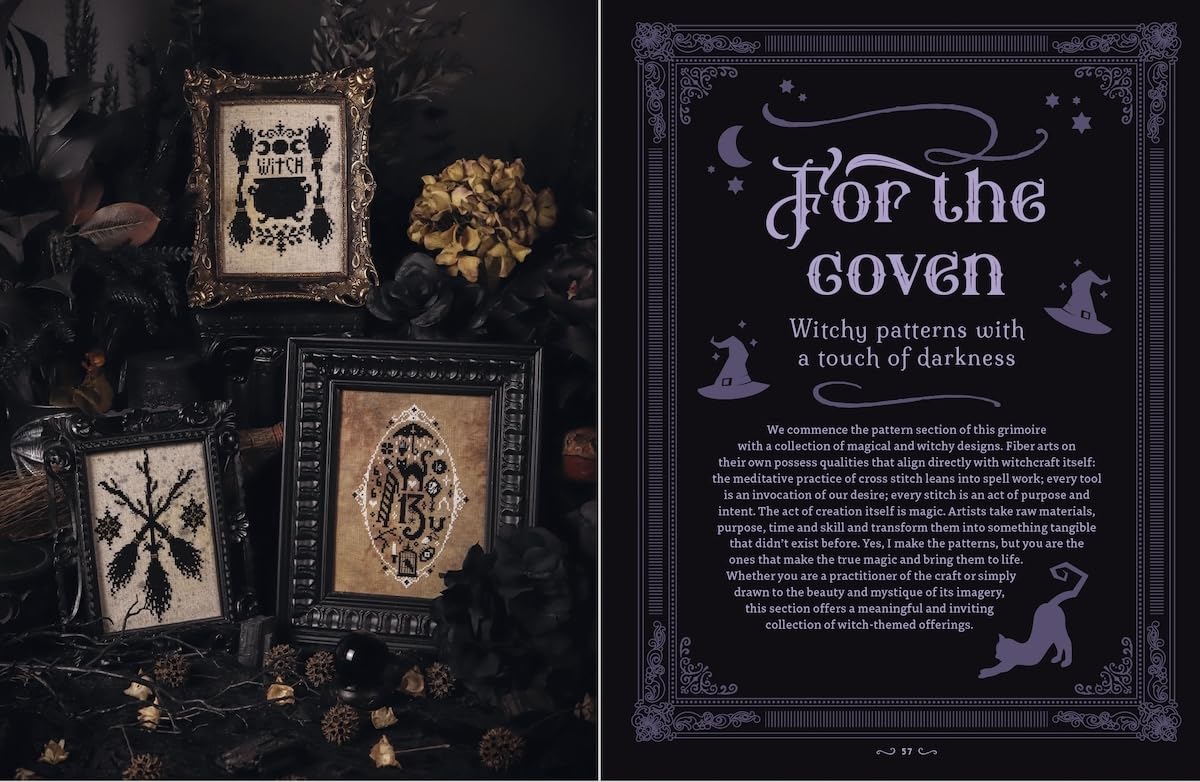 Witchy Stitching: 25 Patterns to Haunt Your Home WoodArtSupply