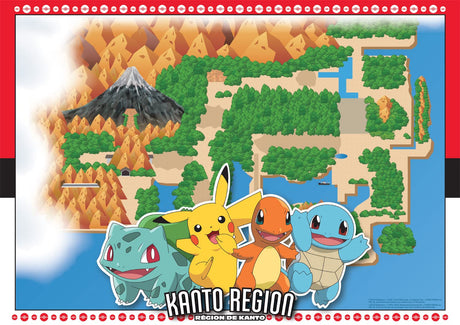 Buffalo Games - Pokémon - Kanto Region - 500 Piece Jigsaw Puzzle for Adults Challenging Puzzle Perfect for Game Nights - Finished Puzzle Size is 21.25 x 15.00 Buffalo Games