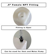 Class A Customs | T-1000-BPK| 10 Gallon Fresh Water Tank & Plumbing Kit RV Concession Class A Customs