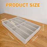 JETEHO Sunglasses Organizer Storage Velvet Jewelry Tray Glasses Holder Organizer Glasses Organizer Sunglasses Holder Eyeglasses Holder Sunglasses Display Velvet Tray for Jewelry Display Watch JETEHO