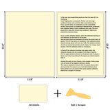 Preserve Puzzle Glue - 32 Sheets, No Stress & No Mess Puzzle Saver RECHIATO