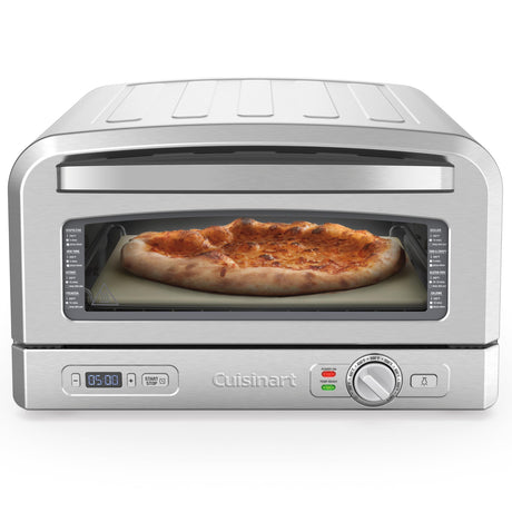 Cuisinart Indoor Pizza Oven – Bake 12” Pizzas in Minutes – Portable Countertop Pizza Oven – Stainless Steel - CPZ-120 Cuisinart