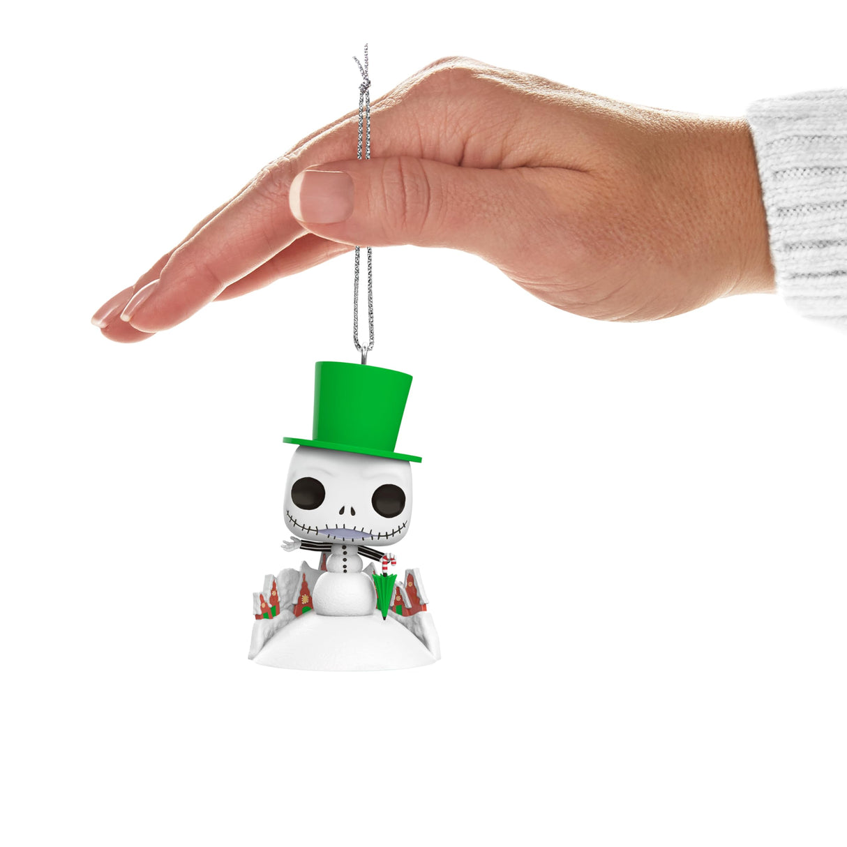 Hallmark Keepsake Christmas Ornament 2024, Disney Tim Burton's The Nightmare Before Christmas Jack Skellington Snowman Funko POP!, Gifts for Disney Fans Hallmark Keepsake