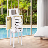 Giantex Jewelry Cabinet Armoire Box Storage Chest Necklace Stand Organizer Giantex