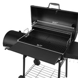 Royal Gourmet CC1830S 30" BBQ Charcoal Grill and Offset Smoker | 811 Square Inch cooking surface, Outdoor for Camping | Black Royal Gourmet