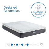 COOL GEL 12 Inch Queen Memory Foam Mattress Medium Firm, Queen Size Memory Foam Mattress Cooling, Made in The USA, 12" Depth with Pressure Relief, CertiPUR-US Certified No Fiberglass, CoolGel Bed COOL GEL