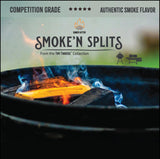 Smoke'n Splits by Tiny Timbers USDA Grade Kiln Dried Hardwood Cooking Chunks for Smokers & BBQ Grills | 5" Short Splits | USA Sourced | 6 lb. | 400+ cu. in. | Apple Wood Tiny Timbers